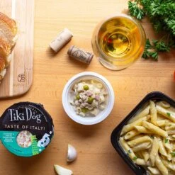 Tiki Dog Taste Of Italy Chicken, Pasta & Carbonara Recipe In Broth Wet Dog Food, 3-oz Cup, Case Of 4 -Blue Buffalo || ROYAL CANIN || Wellness Sales 186333 PT6. AC SS1800 V1576623205