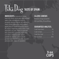 Tiki Dog Taste Of Spain Chicken & Shrimp Paella Recipe In Broth Gluten-Free Wet Dog Food, 3-oz Cup, Case Of 4 -Blue Buffalo || ROYAL CANIN || Wellness Sales 186337 PT5. AC SS1800 V1631197610