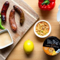 Tiki Dog Taste Of Spain Chicken & Shrimp Paella Recipe In Broth Gluten-Free Wet Dog Food, 3-oz Cup, Case Of 4 -Blue Buffalo || ROYAL CANIN || Wellness Sales 186337 PT6. AC SS1800 V1576623283