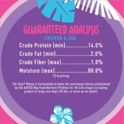 Tiki Dog Meaty High Protein Diet Chicken With Egg Recipe In Broth Grain-Free Wet Dog Food, 3-oz Cup, Case Of 4 13 Tiki Dog Meaty High Protein Diet Chicken With Egg Recipe In Broth Grain-Free Wet Dog Food, 3-oz Cup, Case Of 4 -Blue Buffalo || ROYAL CANIN || Wellness Sales 186345 PT4. AC SS1800 V1576623430