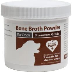Project Paws Premium Grade Bone Broth Dog Powder Supplement Food Topper