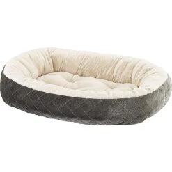 Ethical Pet Sleep Zone Quilted Oval Cuddler Bolster Dog Bed