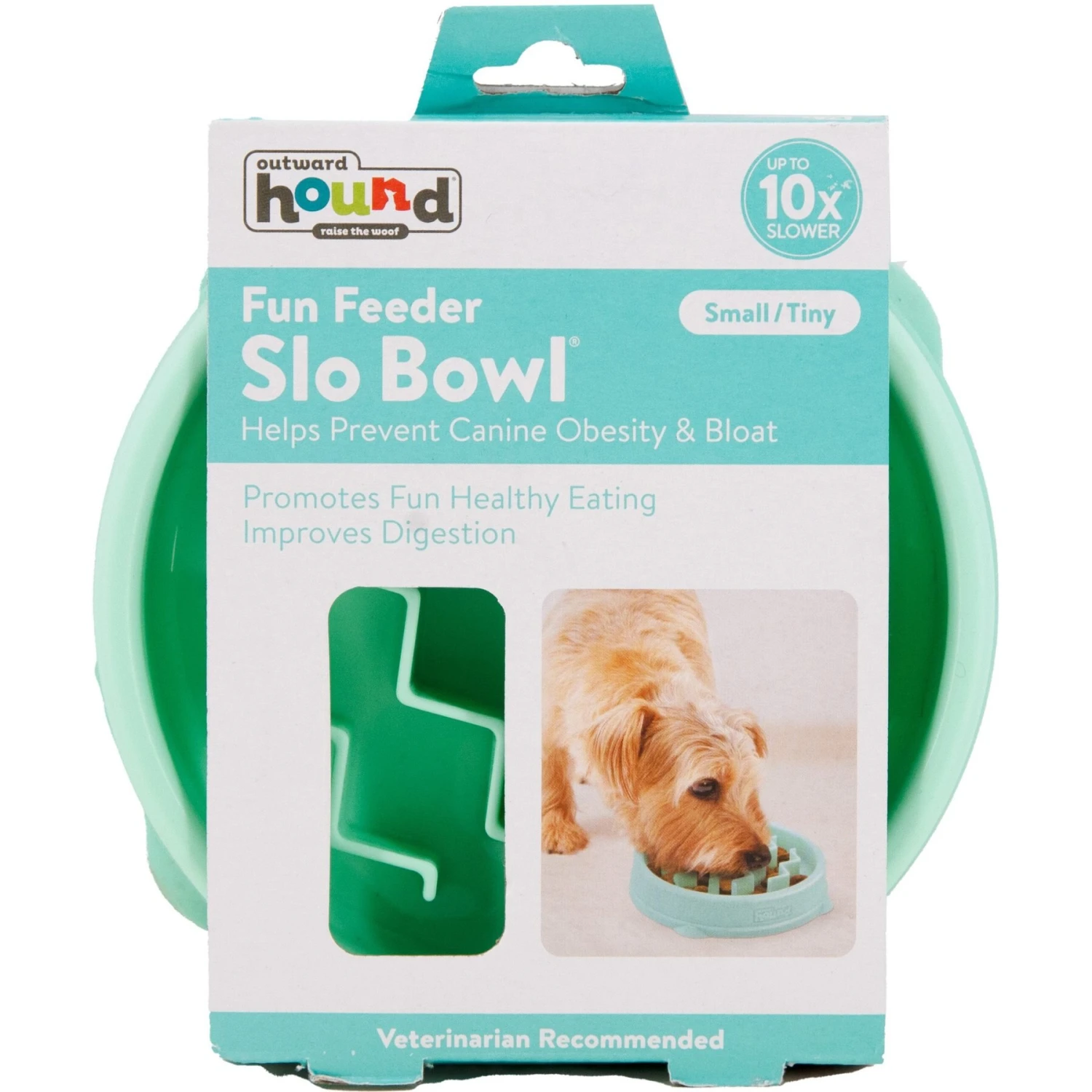 Outward Hound Non-Skid Plastic Slow Feeder Dog Bowl 9 Outward Hound Non-Skid Plastic Slow Feeder Dog Bowl - Image 7