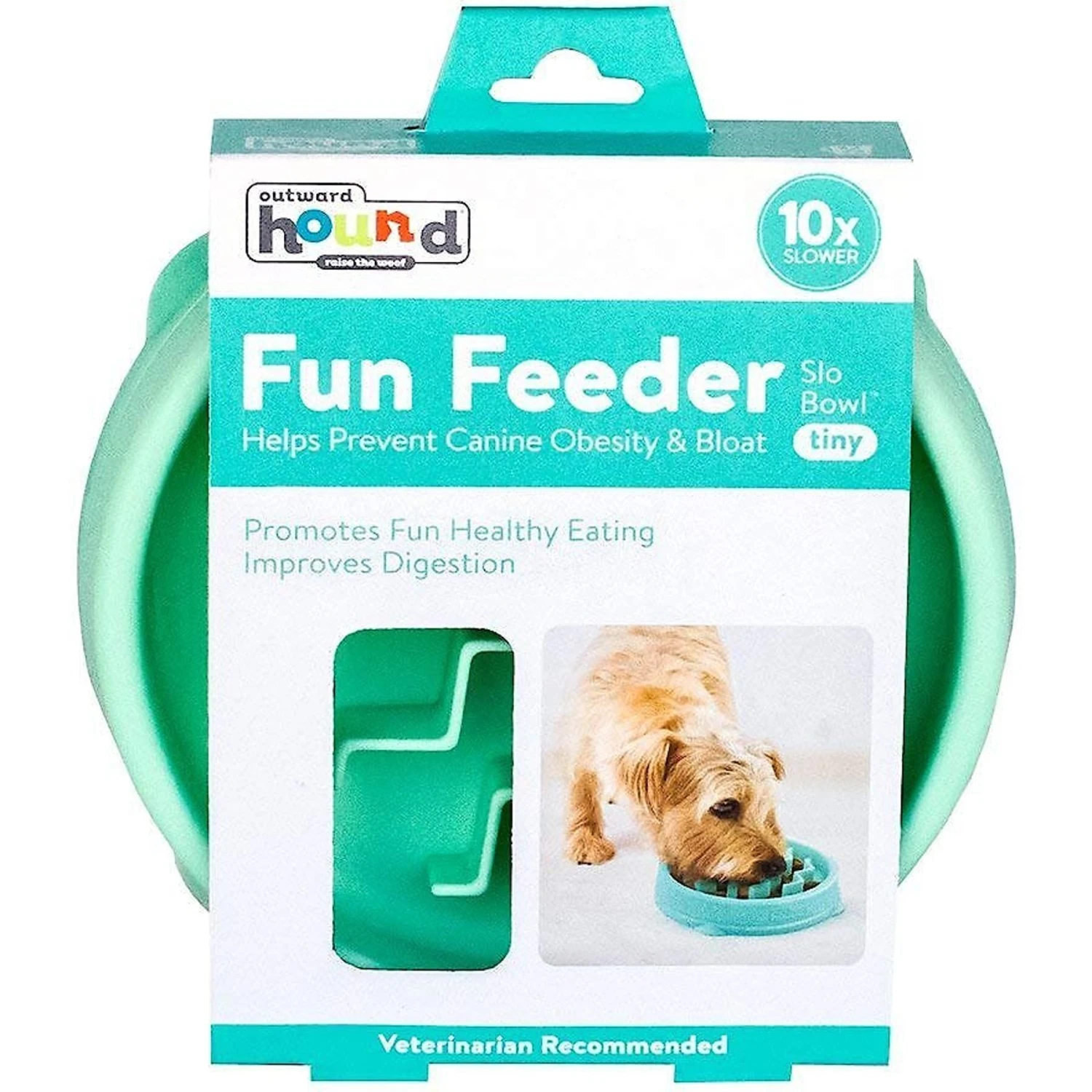 Outward Hound Non-Skid Plastic Slow Feeder Dog Bowl 11 Outward Hound Non-Skid Plastic Slow Feeder Dog Bowl - Image 9