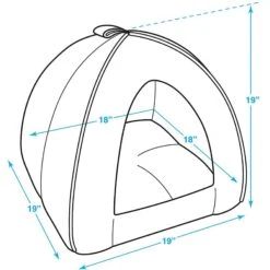 Best Pet Supplies Linen Tent Covered Cat & Dog Bed 9 Best Pet Supplies Linen Tent Covered Cat & Dog Bed -Blue Buffalo || ROYAL CANIN || Wellness Sales 193071 PT3. AC SS1800 V1568064433