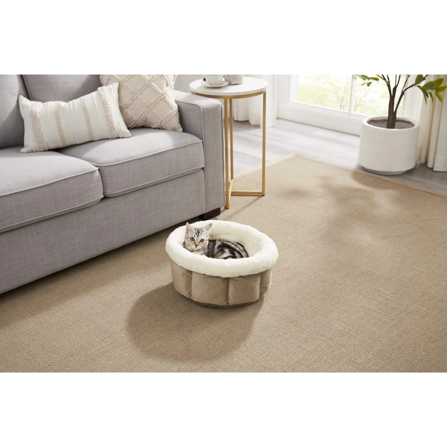 Best Friends By Sheri Cuddle Cup Cuddler Bolster Cat & Dog Bed 3 Best Friends By Sheri Cuddle Cup Cuddler Bolster Cat & Dog Bed