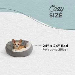 Best Friends By Sheri Cozy Cuddler Covered Cat & Dog Bed -Blue Buffalo || ROYAL CANIN || Wellness Sales 193285 PT4. AC SS1800 V1579815193