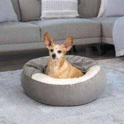 Best Friends By Sheri Cozy Cuddler Covered Cat & Dog Bed -Blue Buffalo || ROYAL CANIN || Wellness Sales 193285 PT5. AC SS1800 V1566252899