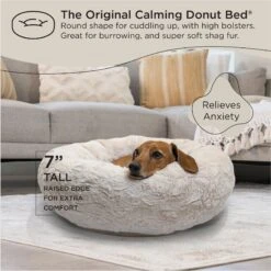 Best Friends By Sheri Calming Lux Fur Donut Cuddler Bolster Cat & Dog Bed 14 Best Friends By Sheri Calming Lux Fur Donut Cuddler Bolster Cat & Dog Bed -Blue Buffalo || ROYAL CANIN || Wellness Sales 193297 PT4. AC SS1800 V1689791139