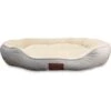 American Kennel Club AKC Chevron Bolster Cat & Dog Bed -Blue Buffalo || ROYAL CANIN || Wellness Sales 194154 MAIN. AC SS1800 V1567128388