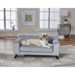 Enchanted Home Pet Mason Sofa Dog Bed With Removable Cover, Grey, Medium 7 Enchanted Home Pet Mason Sofa Dog Bed With Removable Cover, Grey, Medium -Blue Buffalo || ROYAL CANIN || Wellness Sales 194195 PT2. AC SS1800 V1566415563
