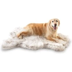 PawBrands PupRug Faux Fur Curve Orthopedic Pillow Dog Bed With Removable Cover, White 11 PawBrands PupRug Faux Fur Curve Orthopedic Pillow Dog Bed With Removable Cover, White -Blue Buffalo || ROYAL CANIN || Wellness Sales 194376 PT1. AC SS1800 V1566829980