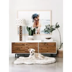 PawBrands PupRug Faux Fur Curve Orthopedic Pillow Dog Bed With Removable Cover, White 15 PawBrands PupRug Faux Fur Curve Orthopedic Pillow Dog Bed With Removable Cover, White -Blue Buffalo || ROYAL CANIN || Wellness Sales 194376 PT5. AC SS1800 V1566829965