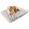 PawBrands PupRug Faux Fur Rectangular Orthopedic Pillow Dog Bed With Removable Cover, Gray -Blue Buffalo || ROYAL CANIN || Wellness Sales 194380 MAIN. AC SS1800 V1566829950