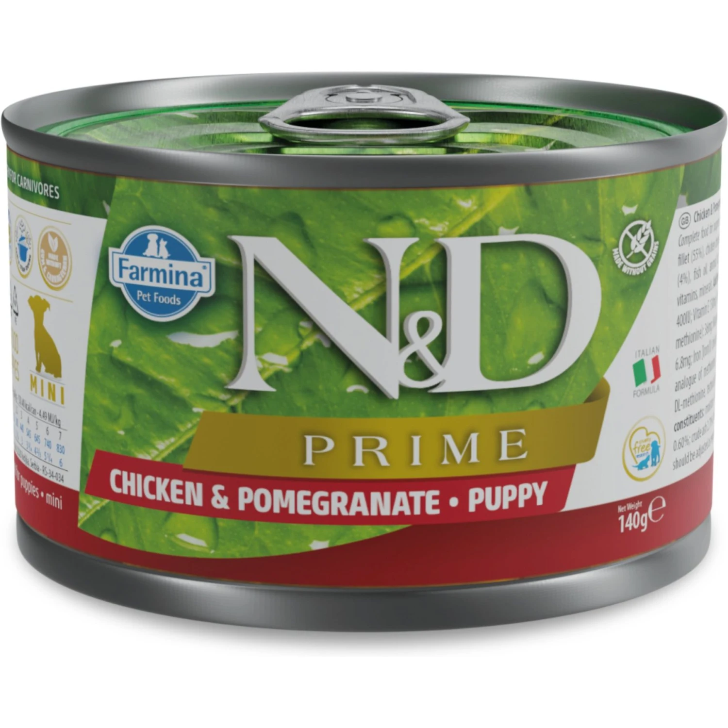 Farmina Natural & Delicious Puppy Prime Chicken & Pomegranate Canned Dog Food 3 Farmina Natural & Delicious Puppy Prime Chicken & Pomegranate Canned Dog Food