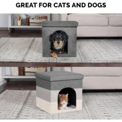 FurHaven House Footstool & Ottoman Dog & Cat Bed 14 FurHaven House Footstool & Ottoman Dog & Cat Bed -Blue Buffalo || ROYAL CANIN || Wellness Sales 198861 PT4. AC SS1800 V1618279921