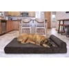 FurHaven Chaise Lounge Orthopedic Cat & Dog Bed With Removable Cover -Blue Buffalo || ROYAL CANIN || Wellness Sales 198871 MAIN. AC SS1800 V1585665779