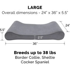 FurHaven Microvelvet Luxe Lounger Memory Foam Dog Bed With Removable Cover -Blue Buffalo || ROYAL CANIN || Wellness Sales 198892 PT4. AC SS1800 V1627003296