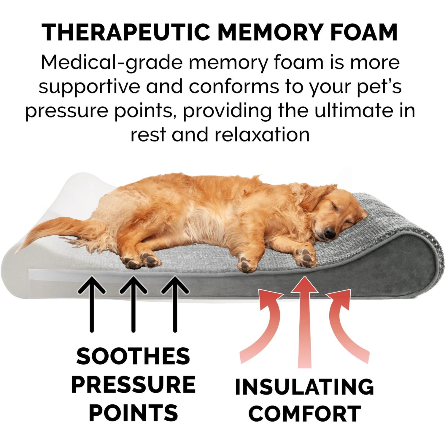 FurHaven Minky Plush Luxe Lounger Memory Foam Dog Bed With Removable Cover 8 FurHaven Minky Plush Luxe Lounger Memory Foam Dog Bed With Removable Cover - Image 6