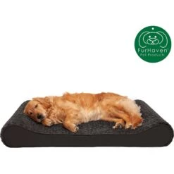 FurHaven Ultra Plush Luxe Lounger Cooling Gel Dog Bed With Removable Cover -Blue Buffalo || ROYAL CANIN || Wellness Sales 198957 PT3. AC SS1800 V1627617753