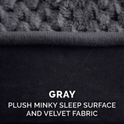 FurHaven Minky Plush Luxe Lounger Cooling Gel Dog Bed With Removable Cover -Blue Buffalo || ROYAL CANIN || Wellness Sales 198983 PT8. AC SS1800 V1627610206