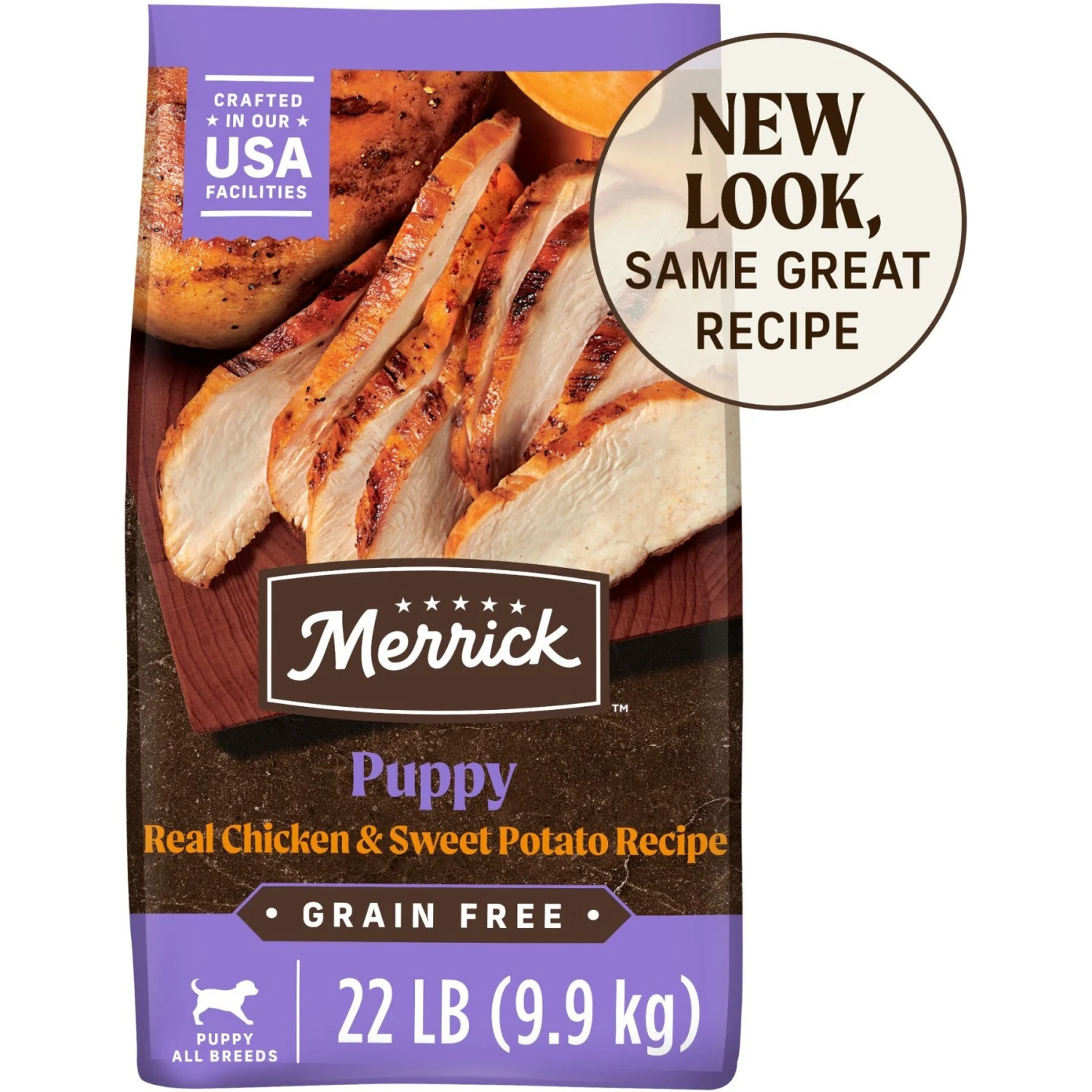 Merrick Grain-Free Dry Puppy Food Real Chicken & Sweet Potato Recipe 3 Merrick Grain-Free Dry Puppy Food Real Chicken & Sweet Potato Recipe