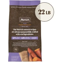 Merrick Grain-Free Dry Puppy Food Real Chicken & Sweet Potato Recipe 13 Merrick Grain-Free Dry Puppy Food Real Chicken & Sweet Potato Recipe -Blue Buffalo || ROYAL CANIN || Wellness Sales 200583 PT2. AC SS1800 V1671487011