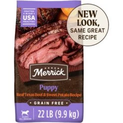 Merrick Grain-Free Dry Puppy Food Real Beef & Sweet Potato Recipe