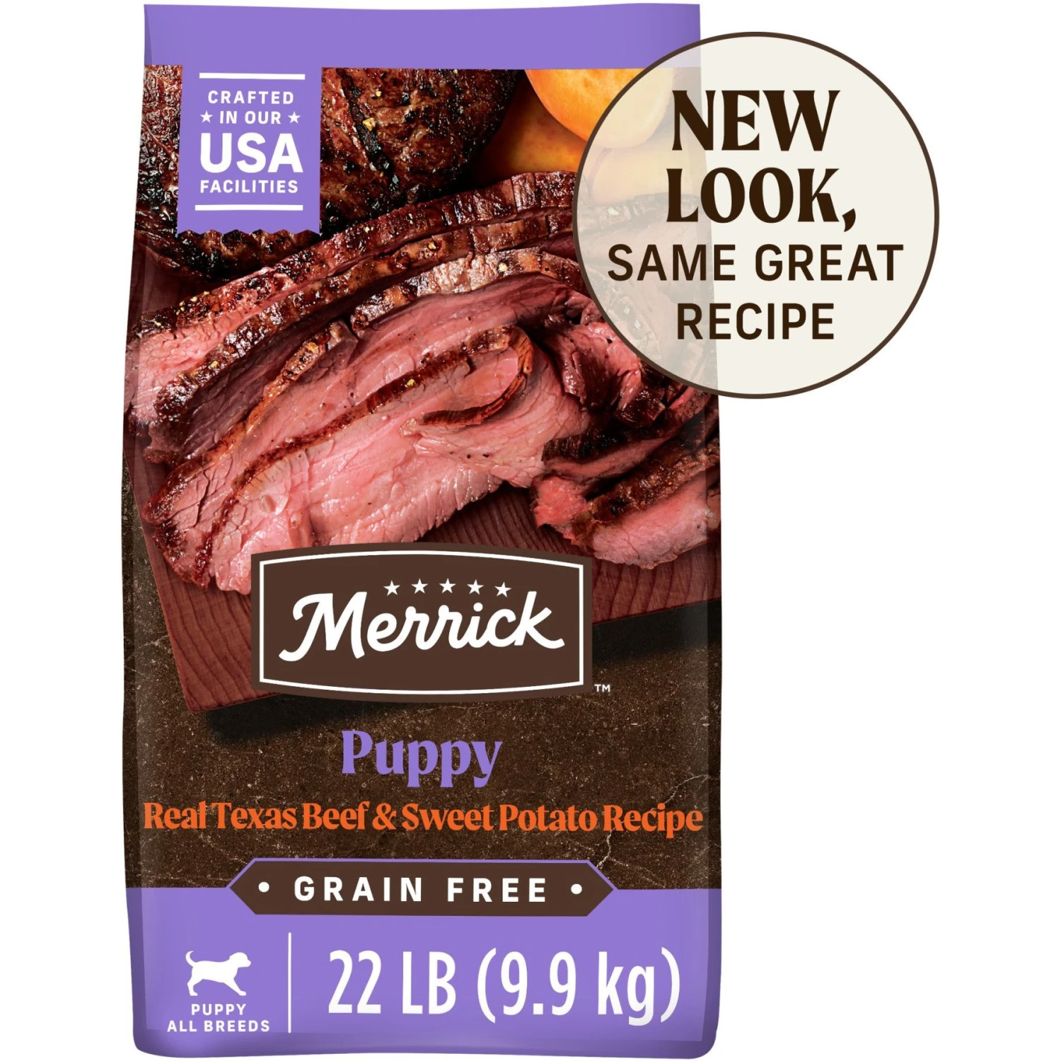 Merrick Grain-Free Dry Puppy Food Real Beef & Sweet Potato Recipe 3 Merrick Grain-Free Dry Puppy Food Real Beef & Sweet Potato Recipe