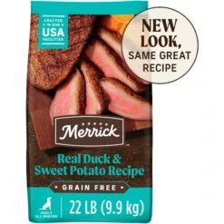 Merrick Grain-Free Dry Dog Food Real Duck & Sweet Potato Recipe