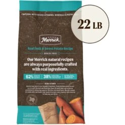 Merrick Grain-Free Dry Dog Food Real Duck & Sweet Potato Recipe -Blue Buffalo || ROYAL CANIN || Wellness Sales 200592 PT2. AC SS1800 V1644909990