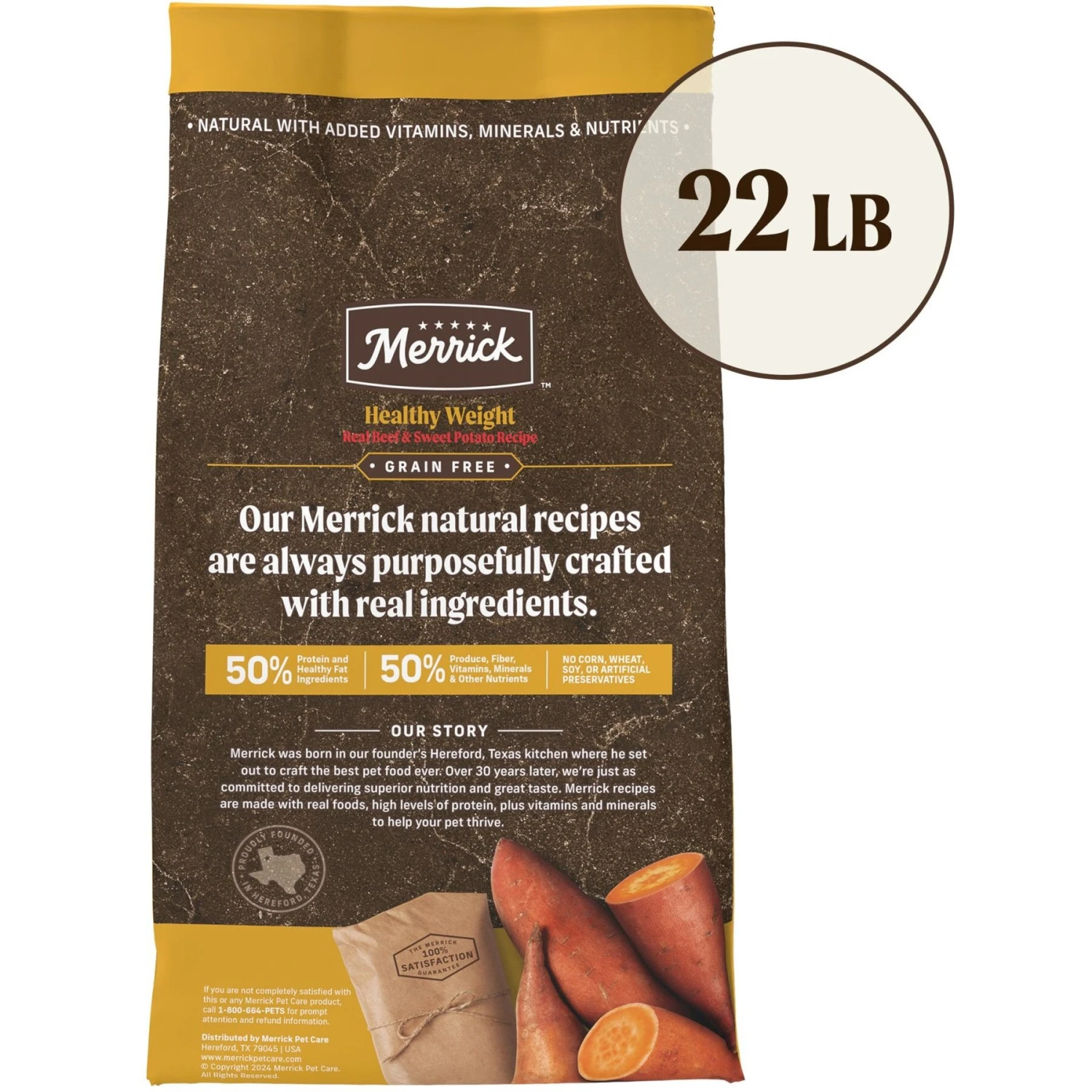 Merrick Grain-Free Dry Dog Food Healthy Weight Recipe 4 Merrick Grain-Free Dry Dog Food Healthy Weight Recipe - Image 2