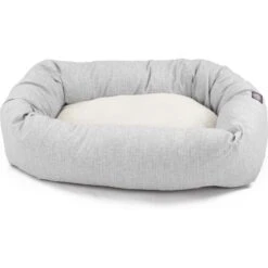 Majestic Pet Palette Heathered Sherpa Bagel Bolster Dog Bed -Blue Buffalo || ROYAL CANIN || Wellness Sales 201348 PT1. AC SS1800 V1568996292