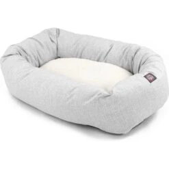 Majestic Pet Palette Heathered Sherpa Bagel Bolster Dog Bed -Blue Buffalo || ROYAL CANIN || Wellness Sales 201348 PT2. AC SS1800 V1585763468