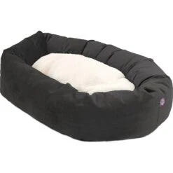 Majestic Pet Velvet Sherpa Bagel Bolster Dog Bed 9 Majestic Pet Velvet Sherpa Bagel Bolster Dog Bed -Blue Buffalo || ROYAL CANIN || Wellness Sales 201402 PT2. AC SS1800 V1585763813