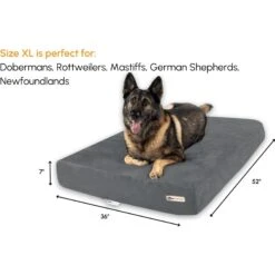 Big Barker 7" Sleek Orthopedic Pillow Dog Bed With Removable Cover -Blue Buffalo || ROYAL CANIN || Wellness Sales 201653 PT1. AC SS1800 V1574697483