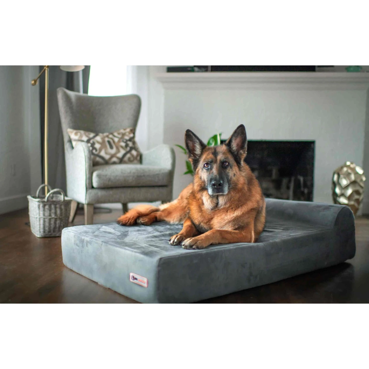Big Barker 7" Headrest Orthopedic Pillow Dog Bed With Removable Cover 6 Big Barker 7" Headrest Orthopedic Pillow Dog Bed With Removable Cover - Image 4