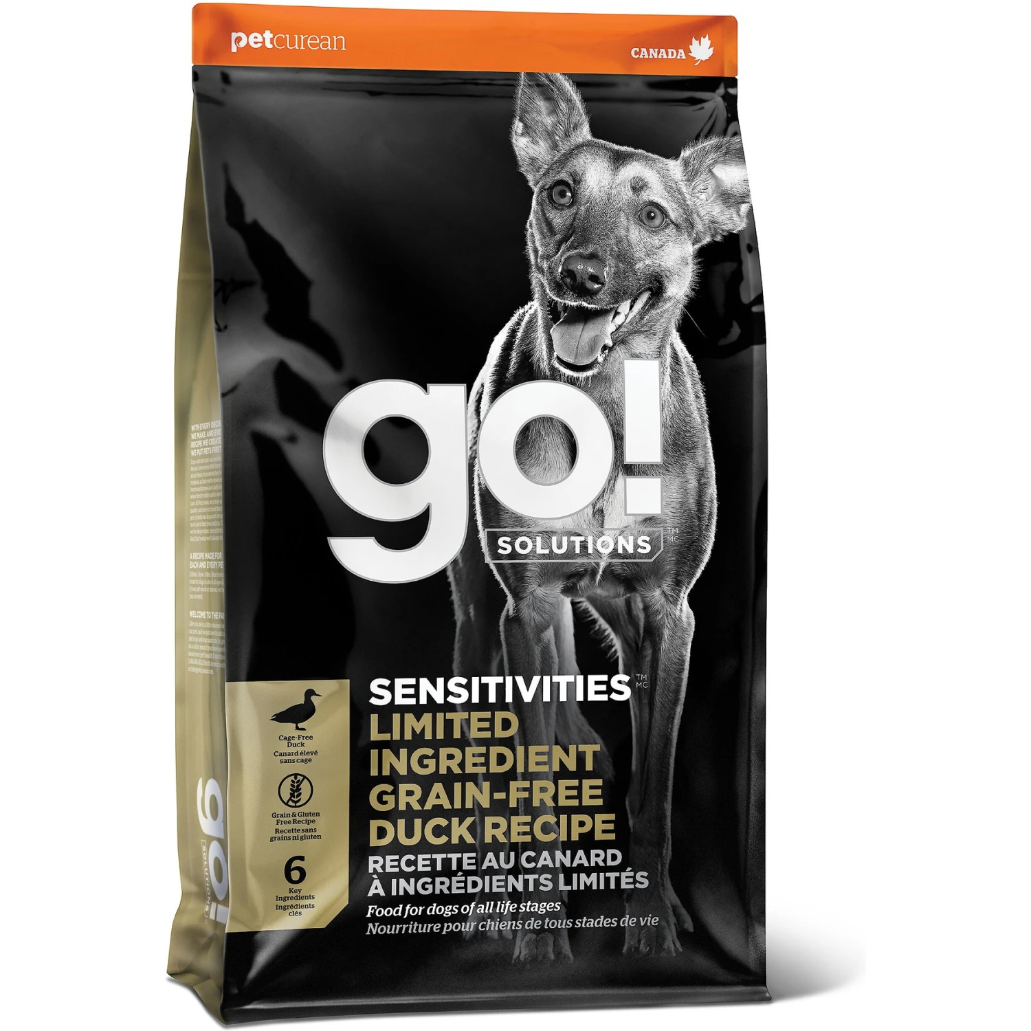 Go! Solutions Sensitivities Limited Ingredient Duck Grain-Free Dry Dog Food 3 Go! Solutions Sensitivities Limited Ingredient Duck Grain-Free Dry Dog Food