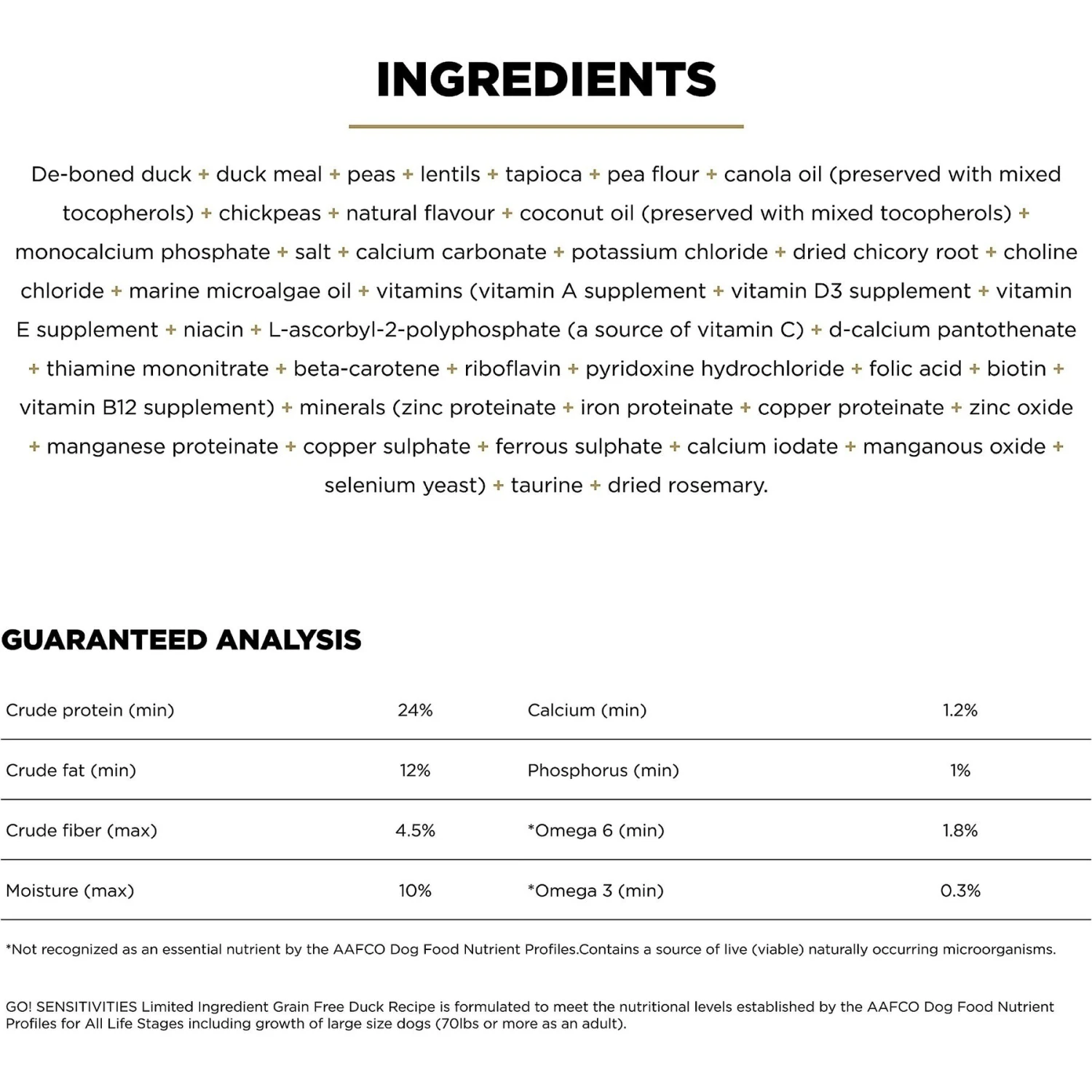 Go! Solutions Sensitivities Limited Ingredient Duck Grain-Free Dry Dog Food 6 Go! Solutions Sensitivities Limited Ingredient Duck Grain-Free Dry Dog Food - Image 4