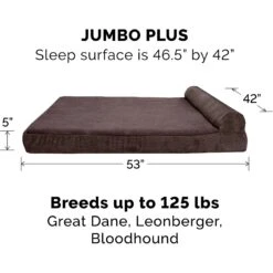 FurHaven Chaise Lounge Memory Top Cat & Dog Bed With Removable Cover -Blue Buffalo || ROYAL CANIN || Wellness Sales 206599 PT3. AC SS1800 V1585666368