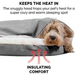 FurHaven Faux Sheepskin Snuggery Memory Top Cat & Dog Bed With Removable Cover -Blue Buffalo || ROYAL CANIN || Wellness Sales 206661 PT6. AC SS1800 V1617154931