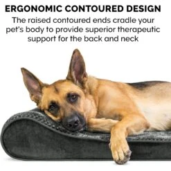 FurHaven Minky Plush Luxe Lounger Orthopedic Cat & Dog Bed With Removable Cover -Blue Buffalo || ROYAL CANIN || Wellness Sales 206687 PT7. AC SS1800 V1625264292
