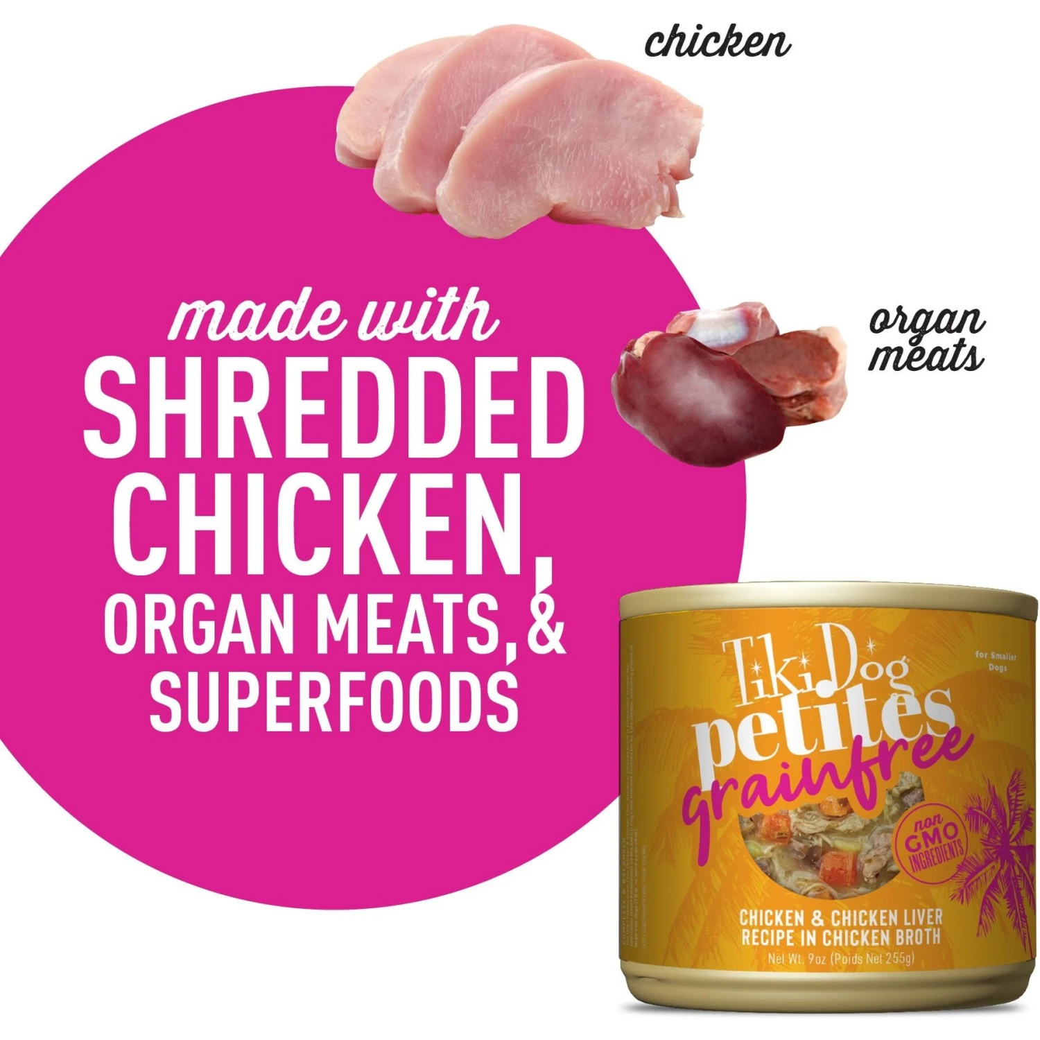 Tiki Dog Aloha Petites Chicken Huli Huli Grain-Free Dog Food 7 Tiki Dog Aloha Petites Chicken Huli Huli Grain-Free Dog Food - Image 5