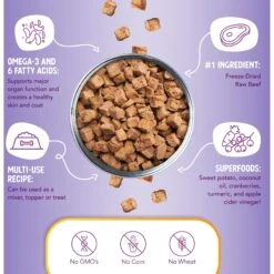 Health Extension Super Bites Beef Recipe Freeze-Dried Raw Dog Food Mixer -Blue Buffalo || ROYAL CANIN || Wellness Sales 209695 PT3. AC SS1800 V1700515629