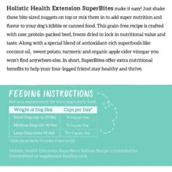 Health Extension Super Bites Salmon Recipe Freeze-Dried Raw Dog Food Mixer -Blue Buffalo || ROYAL CANIN || Wellness Sales 209699 PT8. AC SS1800 V1595623256