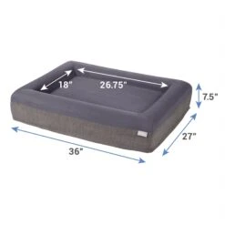 Frisco Orthopedic Rectangular Bolster Cat & Dog Bed W/Removable Cover -Blue Buffalo || ROYAL CANIN || Wellness Sales 210226 PT1. AC SS1800 V1597889496