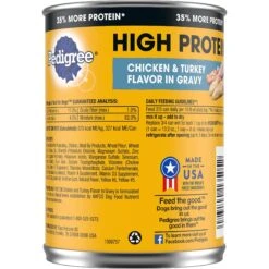 Pedigree High Protein Chicken & Turkey Flavor In Gravy Canned Dog Food, 13.2-oz Can, Case Of 12 11 Pedigree High Protein Chicken & Turkey Flavor In Gravy Canned Dog Food, 13.2-oz Can, Case Of 12 -Blue Buffalo || ROYAL CANIN || Wellness Sales 212624 PT1. AC SS1800 V1628547410
