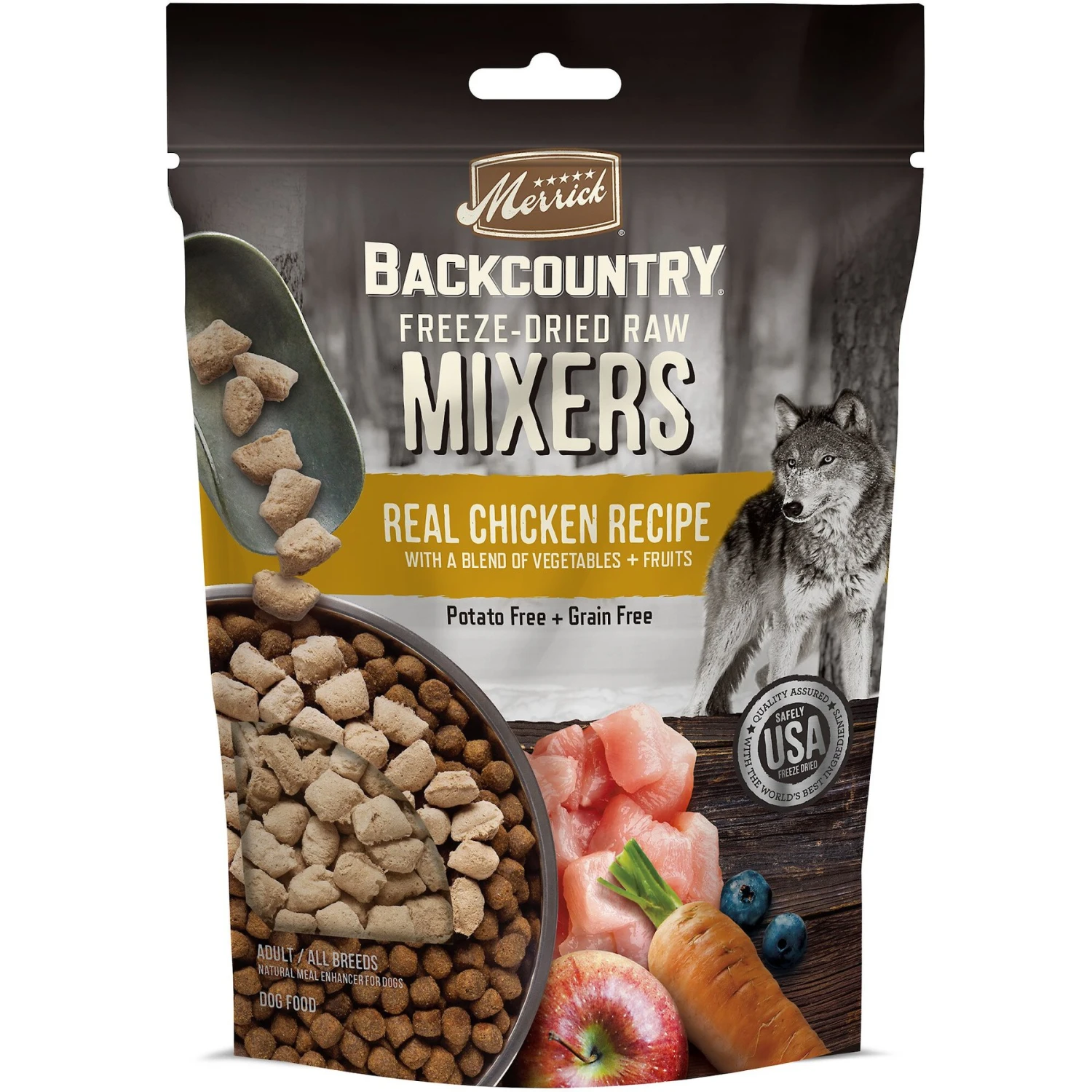 Merrick Backcountry Freeze-Dried Raw Real Chicken Recipe Grain-Free Freeze-Dried Dog Food 3 Merrick Backcountry Freeze-Dried Raw Real Chicken Recipe Grain-Free Freeze-Dried Dog Food