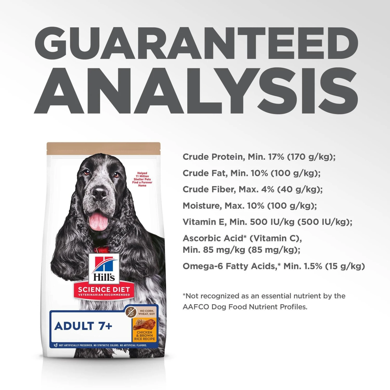 Hill's Science Diet Adult 7+ Chicken & Brown Rice Recipe Dry Dog Food 11 Hill's Science Diet Adult 7+ Chicken & Brown Rice Recipe Dry Dog Food - Image 9