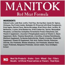 Annamaet Grain-Free Manitok Red Meat Formula Dry Dog Food 11 Annamaet Grain-Free Manitok Red Meat Formula Dry Dog Food -Blue Buffalo || ROYAL CANIN || Wellness Sales 215908 PT6. AC SS1800 V1613101880